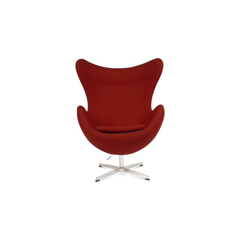 Red discount egg chair