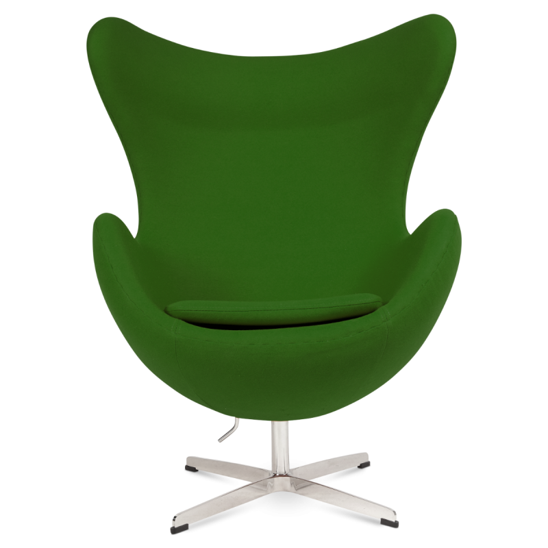 Jacobsen Egg Chair Replica in Green Cashmere Pash Classics