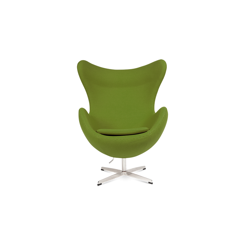 Jacobsen Egg Chair Replica in Olive Green Cashmere Pash Classics